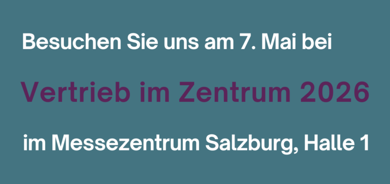Mehr über den Artikel erfahren Vertrieb im Zentrum 2026: Wir sind als Aussteller dabei